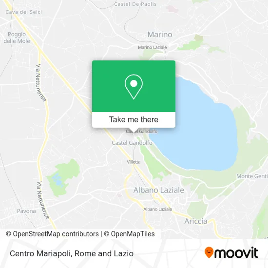 Mariapoli Center map