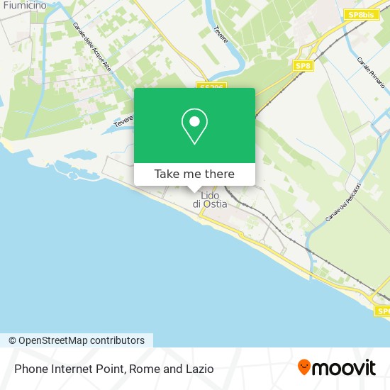 Phone Internet Point map