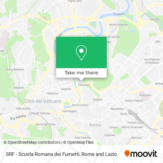 SRF - Scuola Romana dei Fumetti map