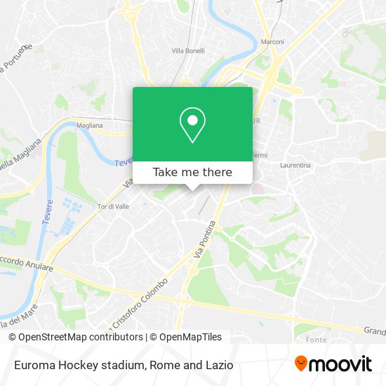 Euroma Hockey stadium map