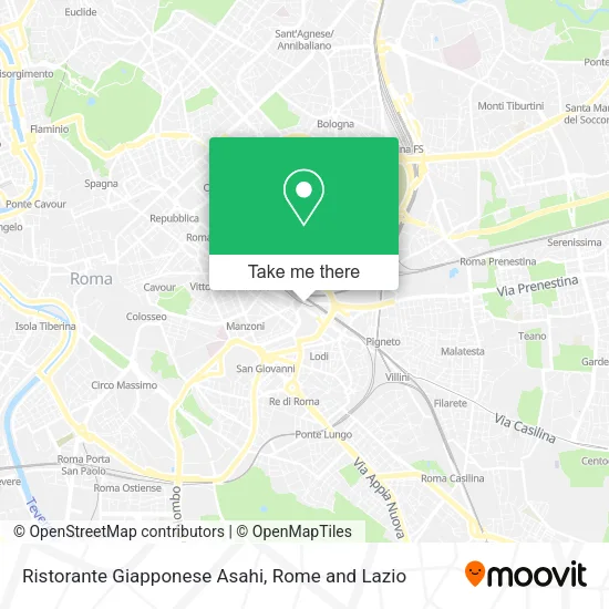 Ristorante Giapponese Asahi map
