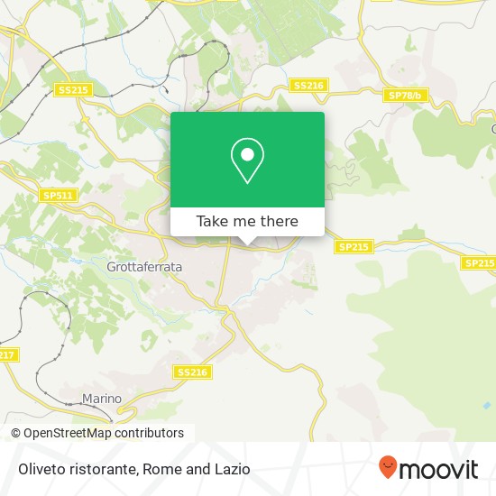 Oliveto ristorante map