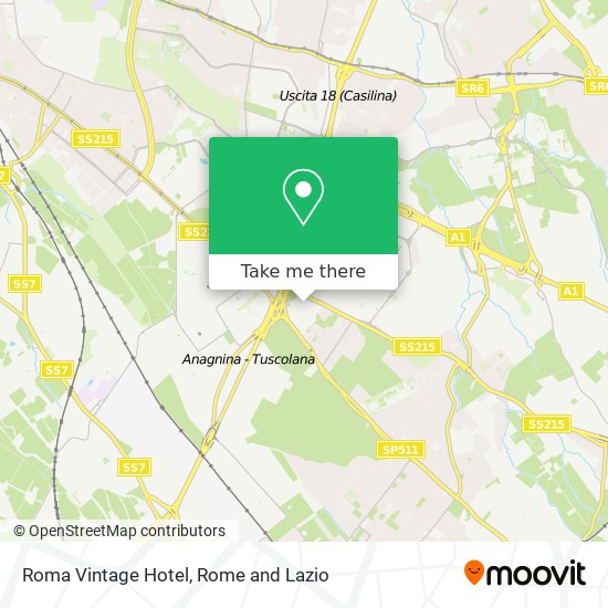 Roma Vintage Hotel map