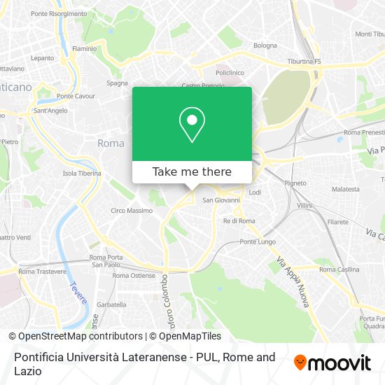 Pontificia Università Lateranense - PUL map