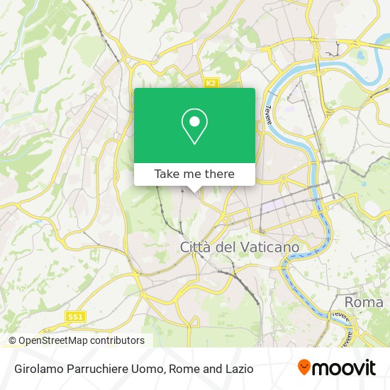 Girolamo Parruchiere Uomo map