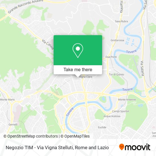 Negozio TIM - Via Vigna Stelluti map
