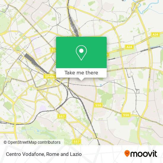 Centro Vodafone map