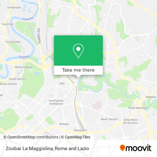 Zoobar La Maggiolina map