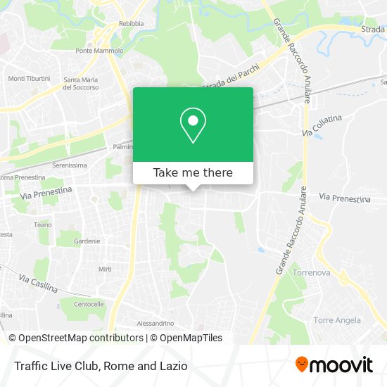 Traffic Live Club map