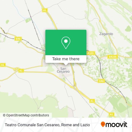 Teatro Comunale San Cesareo map