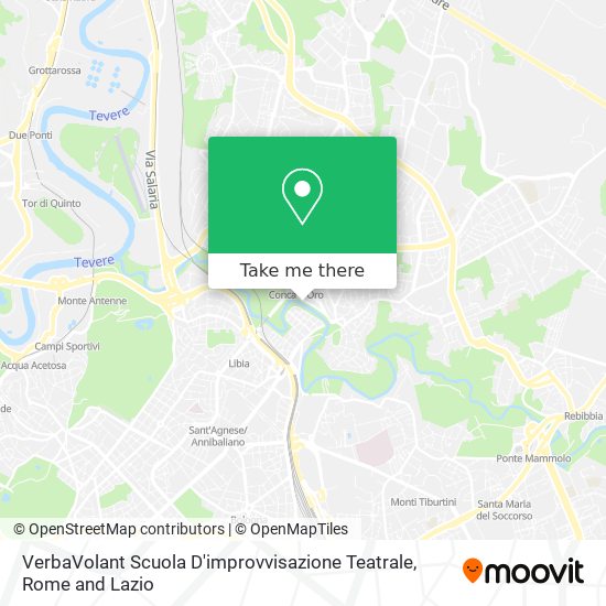 VerbaVolant Scuola D'improvvisazione Teatrale map