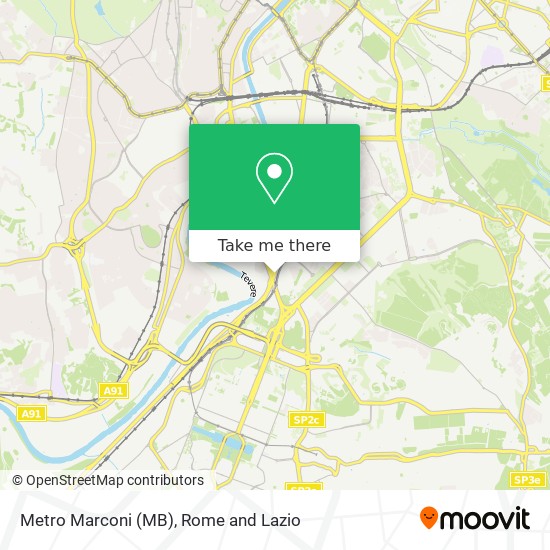 Metro Marconi (MB) map