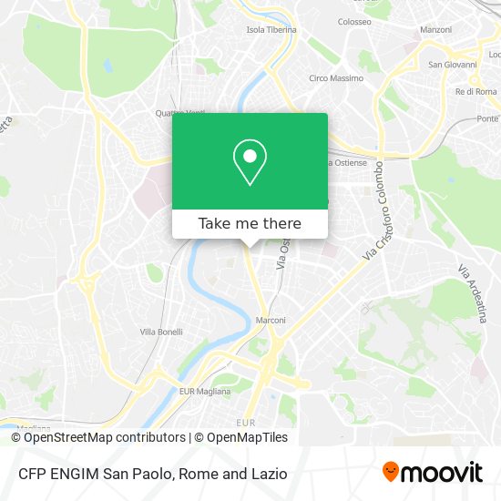 CFP ENGIM San Paolo map