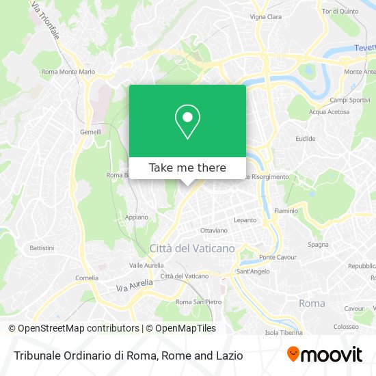 Tribunale Ordinario di Roma map