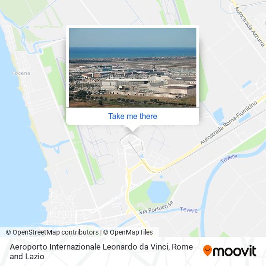 Aeroporto Internazionale Leonardo da Vinci map