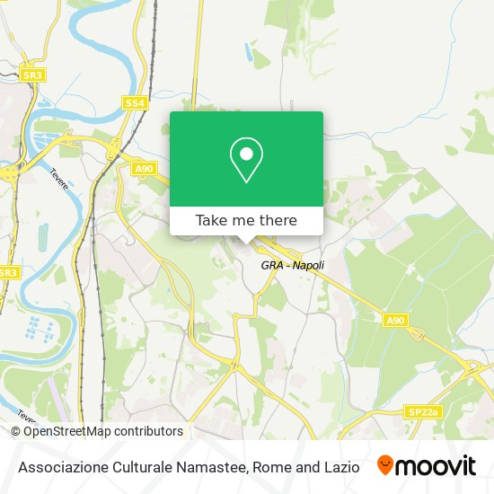 Associazione Culturale Namastee map