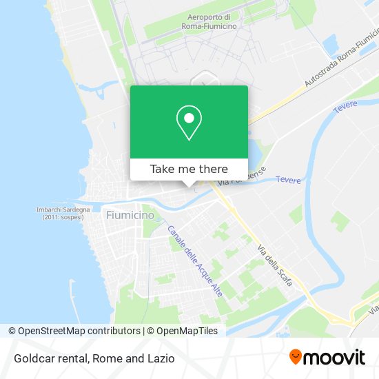 Goldcar rental map