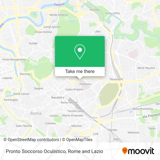 Ophthalmology Emergency Room map