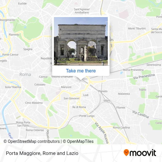 Porta Maggiore map