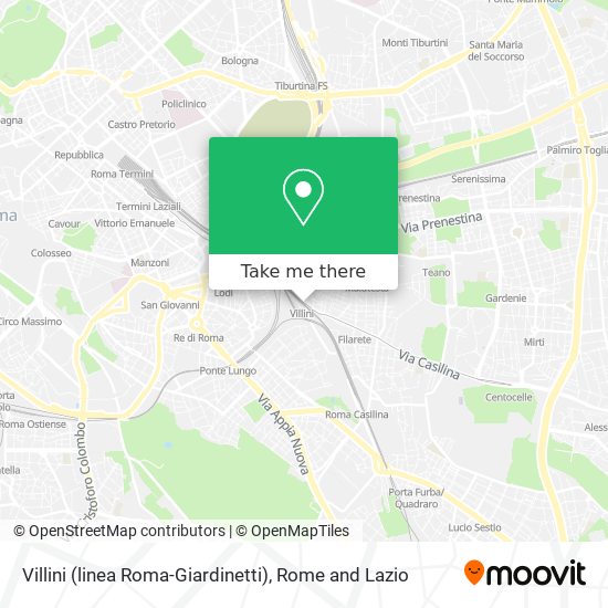 Villini (linea Roma-Giardinetti) map