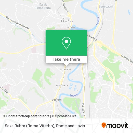 Saxa Rubra (Roma-Viterbo) map