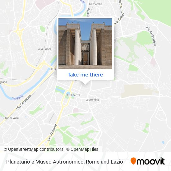 Planetario e Museo Astronomico map