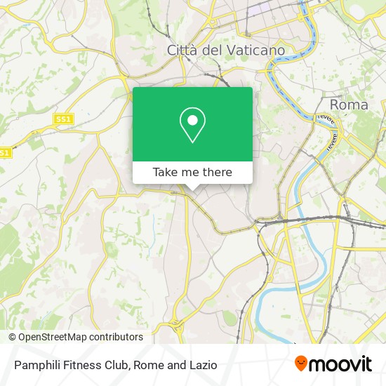 Pamphili Fitness Club map