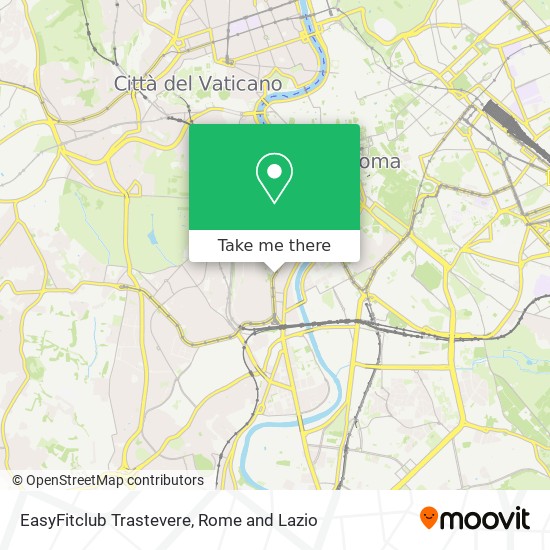 EasyFitclub Trastevere map