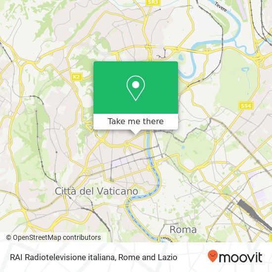 RAI Radiotelevisione italiana map