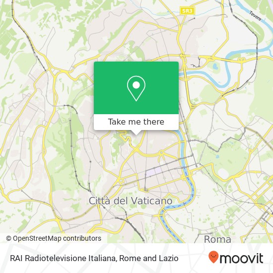 RAI Radiotelevisione Italiana map