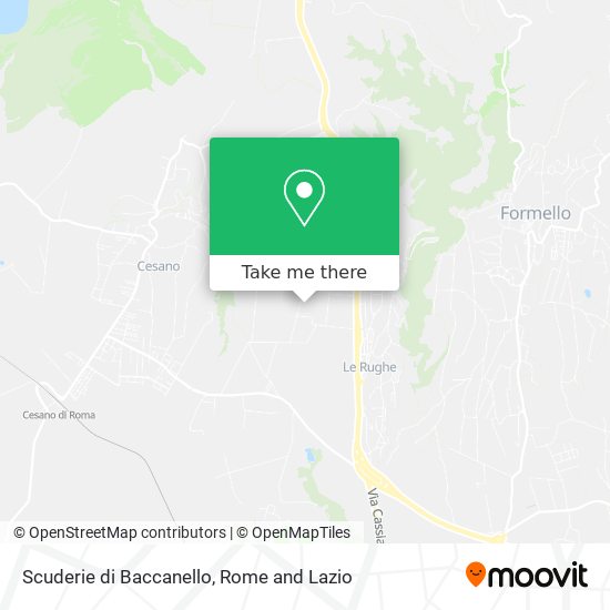 Scuderie di Baccanello map