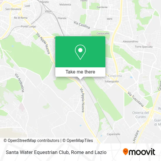 Santa Water Equestrian Club map