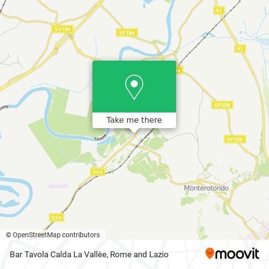 Bar Tavola Calda La Vallèe map