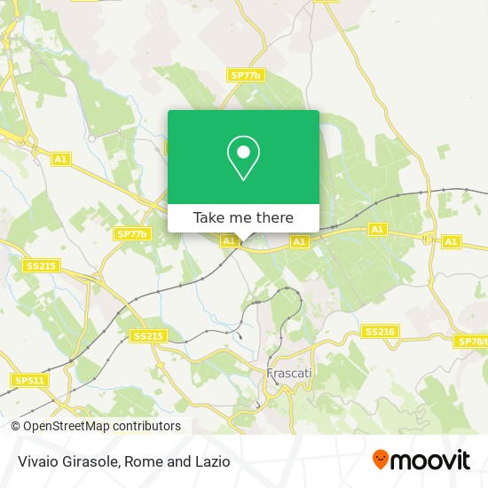 Vivaio Girasole map