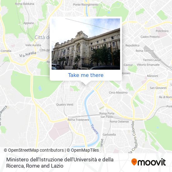 Ministero dell'Istruzione dell'Università e della Ricerca map