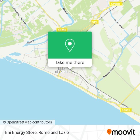 Eni Energy Store map