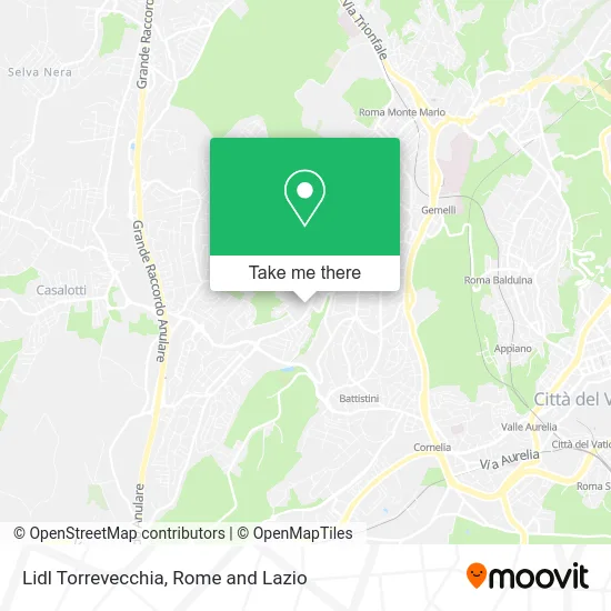 Lidl Torrevecchia map