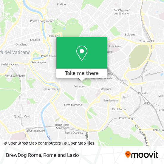 BrewDog Roma map