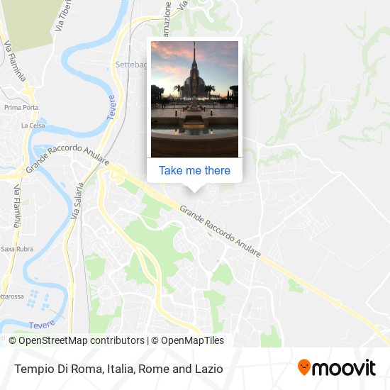 Tempio Di Roma, Italia map