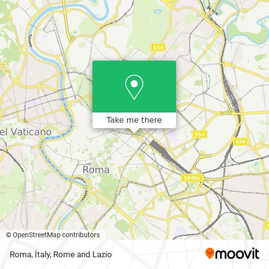 Roma, İtaly map