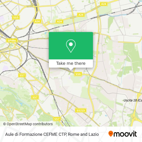 Aule di Formazione CEFME CTP map