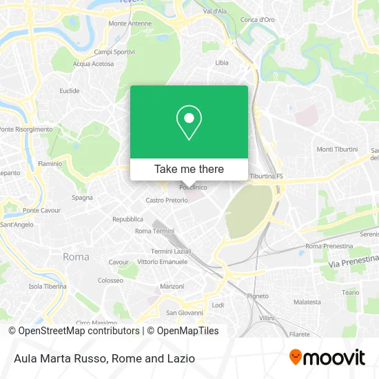 Marta Russo Hall map