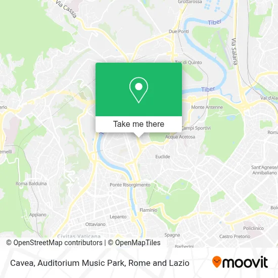 Cavea, Auditorium Music Park map