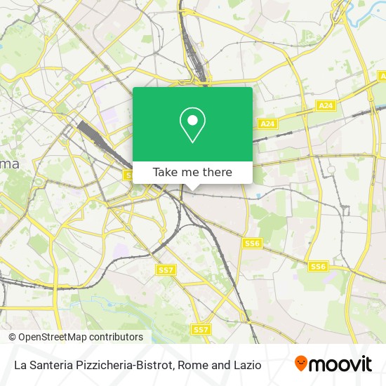La Santeria Pizzicheria-Bistrot map