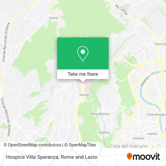 Villa Speranza Hospice map