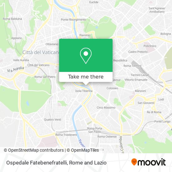 Ospedale Fatebenefratelli map