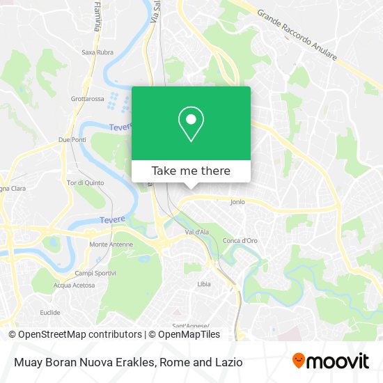 Muay Boran Nuova Erakles map