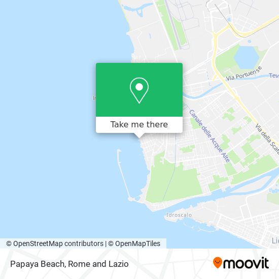 Papaya Beach map