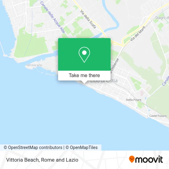 Vittoria Beach map
