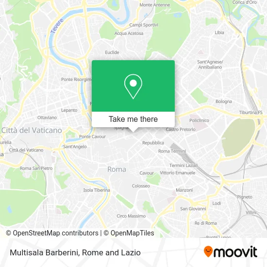 Barberini Multiplex Cinema map